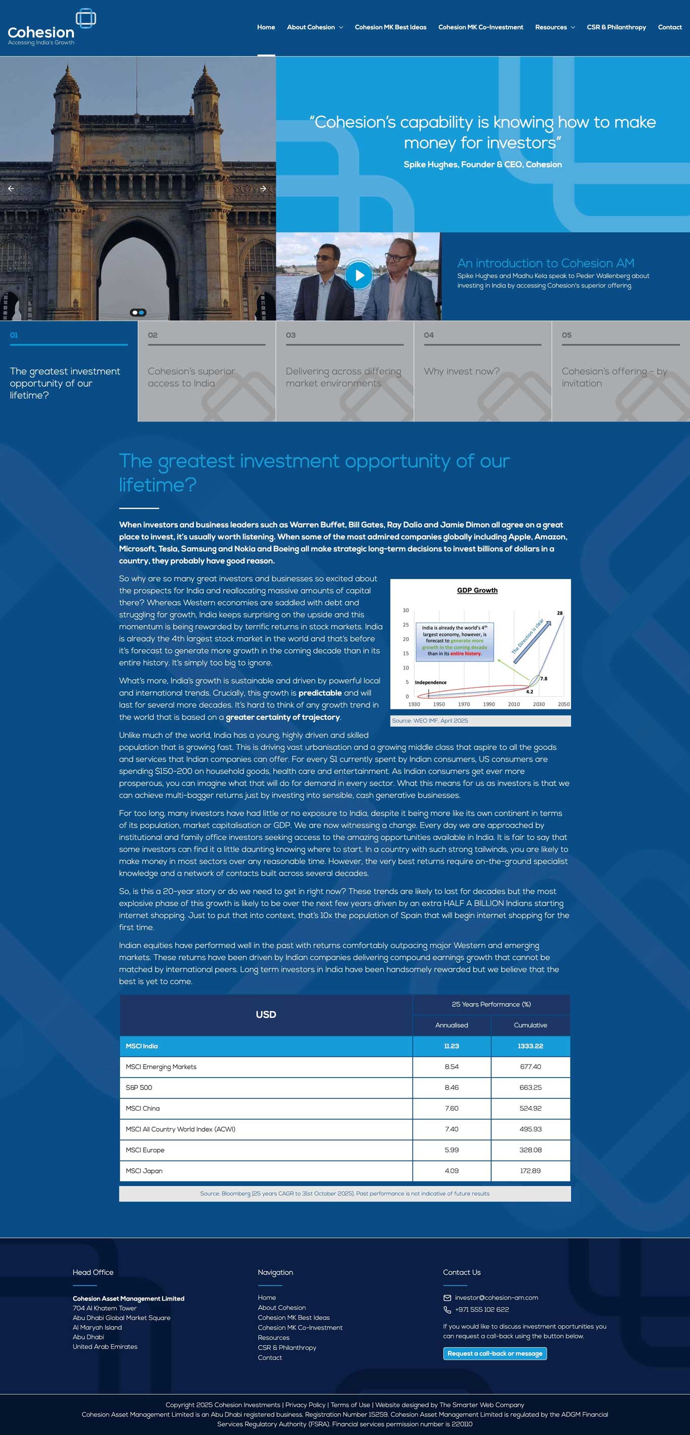 Cohesion Investments 